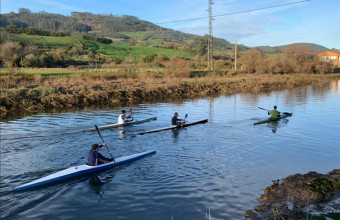 El Club Piraguas Ateneo Obrero consigue agua caliente