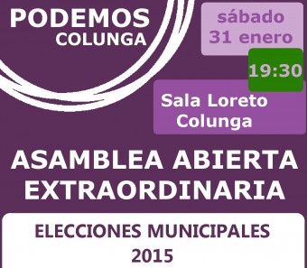 Asamblea extraordinaria de Podemos-Colunga