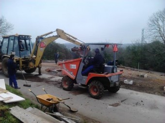 Iniciadas las obras del Parque de Lué
