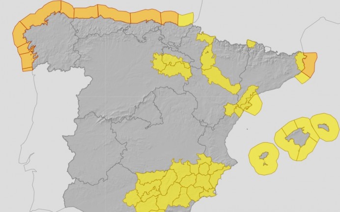 Aviso por fenómenos costeros en todo el litoral asturiano