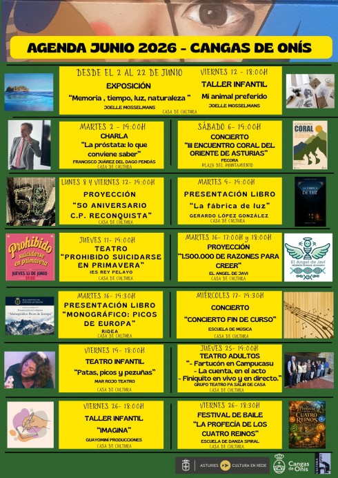 Qué hacer en Cangas de Onís en junio: consulta la agenda cultural completa