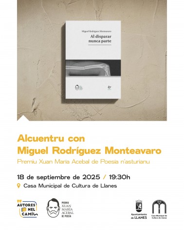 Alcuentru con Miguel Rodríguez Monteavaro en Llanes: poesía en asturianu
