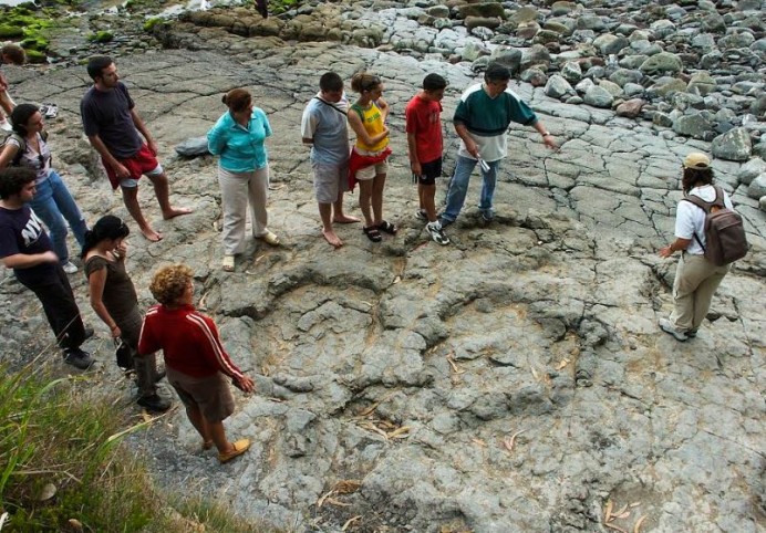 El MUJA celebra el 50º Aniversario del descubrimiento de las huellas de la Playa de La Griega