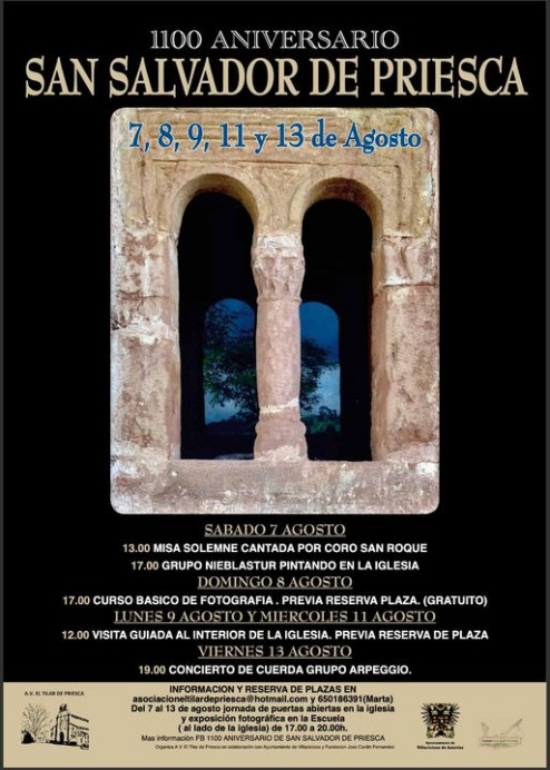 1100 aniversario de San Salvador de Priesca