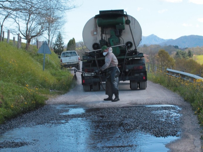 Comienza la temporada de riego asfáltico