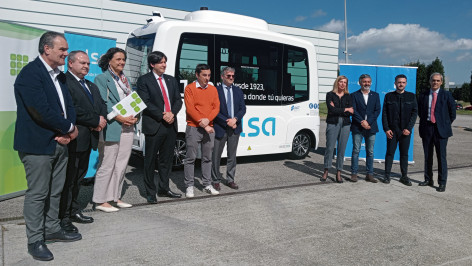 El Consorcio de Transportes pone en servicio el primer autobús autónomo en tráfico abierto de España en el Parque Tecnológico de Asturias