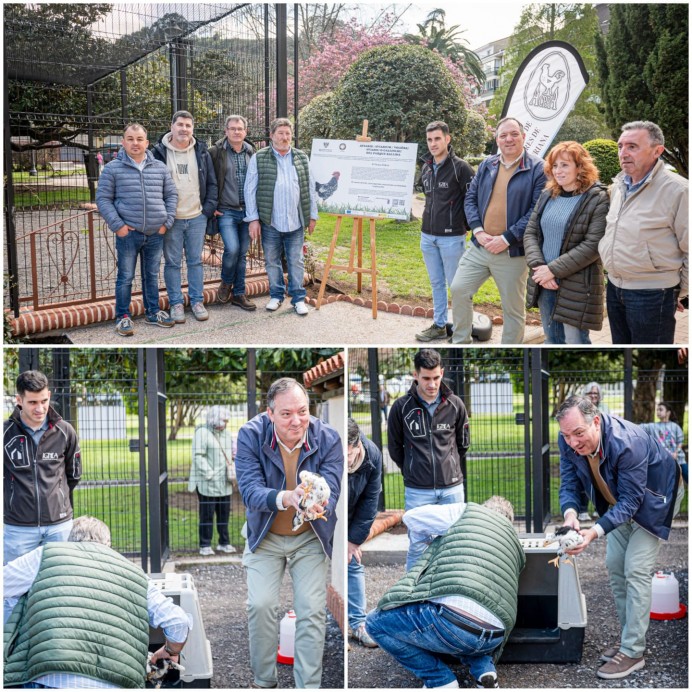Villaviciosa inaugura el nuevo aviario del Parque Ballina, el primero de Asturias dedicado a la pita pinta