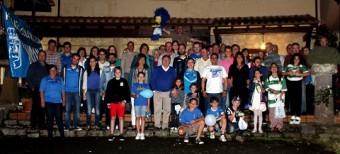 La peña azul Sonso celebró su VI aniversario y el Ascenso a Segunda del Real Oviedo