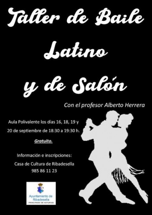 Taller de bailes latinos en Ribadesella