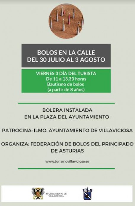 Bolos en la calle en Villaviciosa