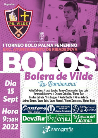 I Torneo femenino de bolo palma Ayuntamiento de Ribadedeva 2022