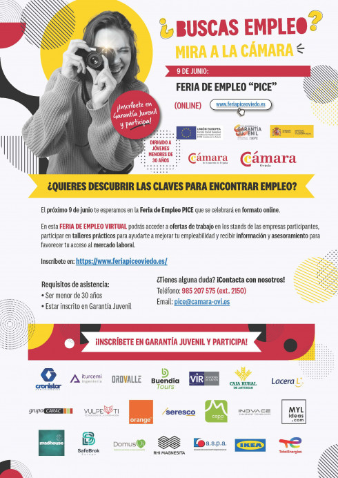 ¿buscas empleo? mira a la camara