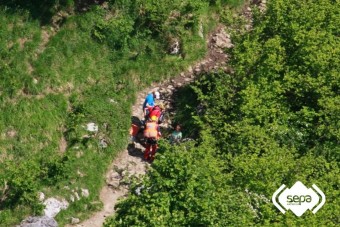 Rescate de montaña en Cabrales Rescate de montaña en Cabrales