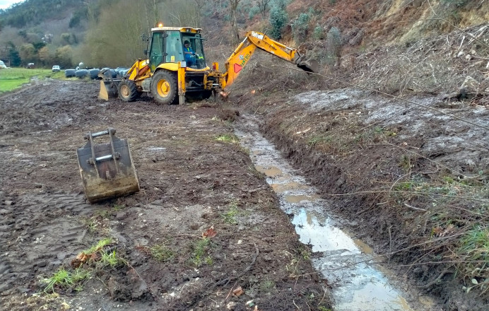 San Martín de Naves, recuperación canalización
