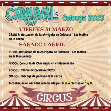 Carnaval 2023 en Colunga