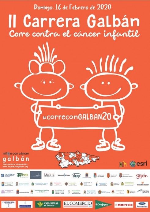 Carrera solidaria contra el cáncer infantil.