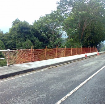 A punto de finalizar las obras de reparación de la carretera Colunga-Lastres