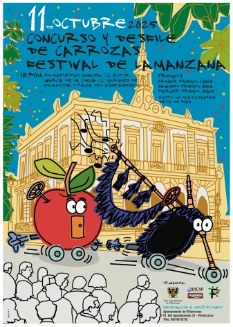 Convocado el Concurso de Carrozas del XXXV Festival de la Manzana 2025 en Villaviciosa