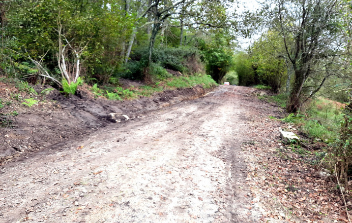 Mejora camino Los Cándanos-Cerezal, va tomando forma