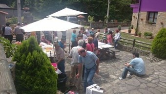 Este sábado 5 de julio se inauguró el I Taller de Cesteria Tradicional en la localidad parraguesa de Aballe