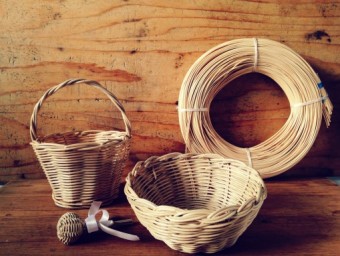 I Taller de cestería en Aballe