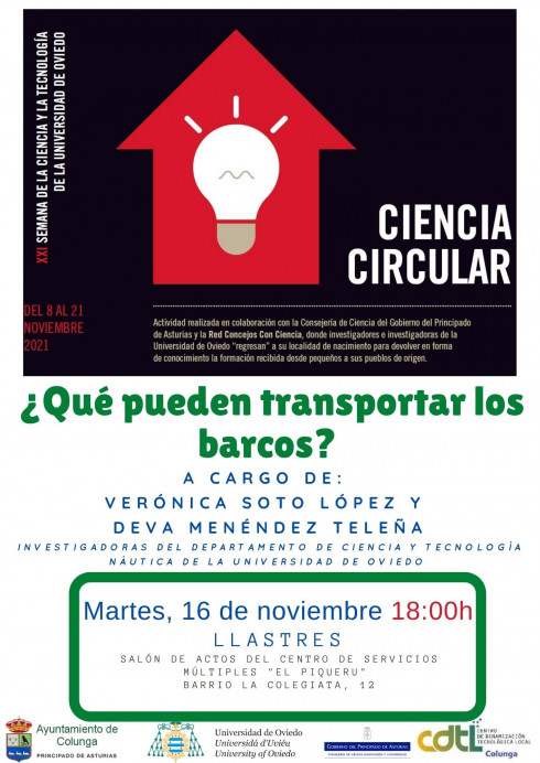 Charla ¿Qué pueden transportar los barcos?