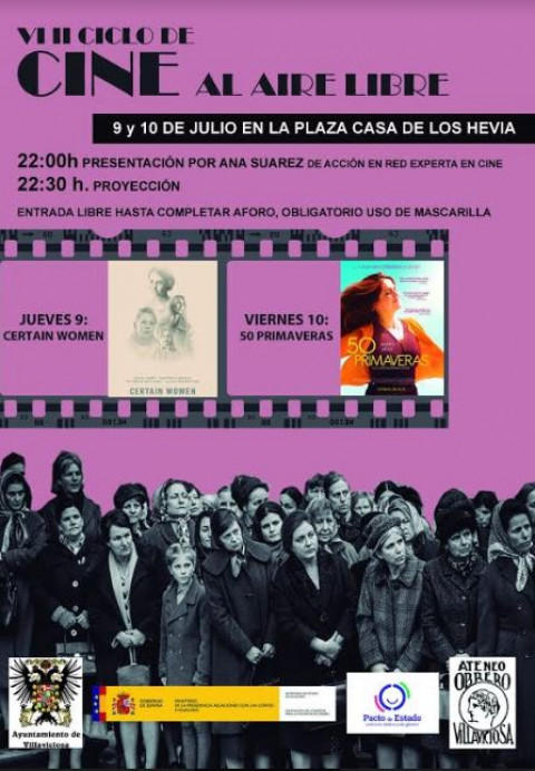 Ciclo de cine al aire libre del Ateneo Obrero de Villaviciosa