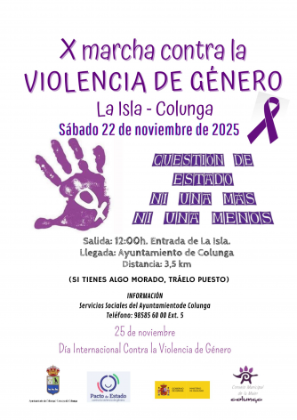 Colunga acoge un encuentro de Mesas de Salud y celebra la X Marcha contra la Violencia de Género