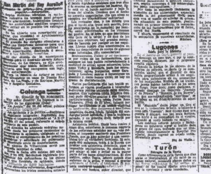 De pandemias del pasado en Colunga y el médico Francisco Pando