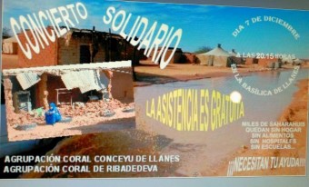 Concierto solidario de apoyo al Sáhara