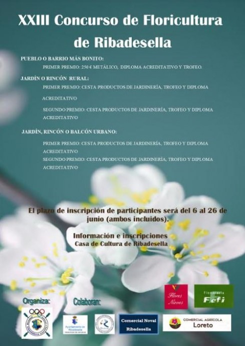 XXIII Concurso de Floricultura de Ribadesella