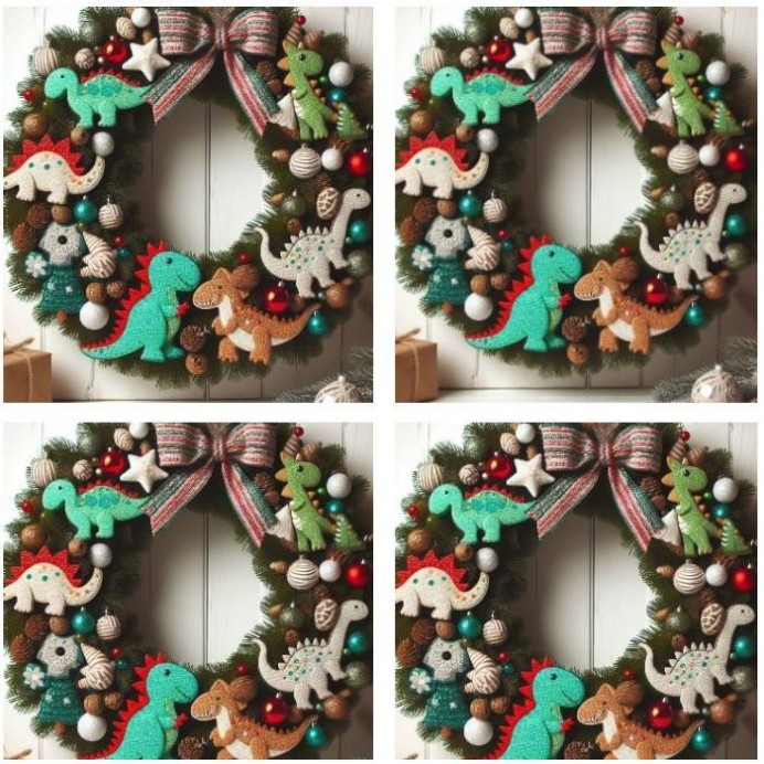 Coronas navideñas jurásicas: taller familiar de dinosaurios en el MUJA