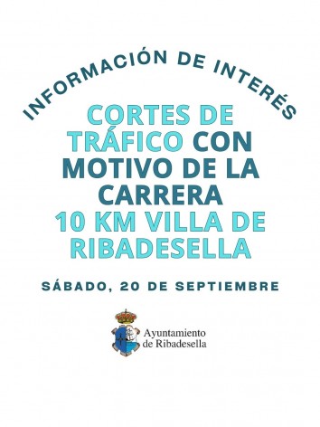 XVI Carrera 10 Km Villa de Ribadesella: cortes de tráfico y restricciones de aparcamiento