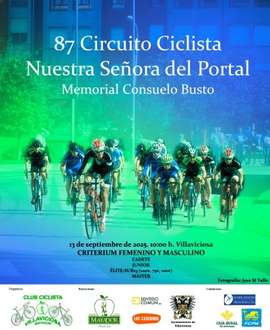 Villaviciosa cierra calles por el 87 Circuito Ciclista Nacional ‘Nuestra Señora del Portal’