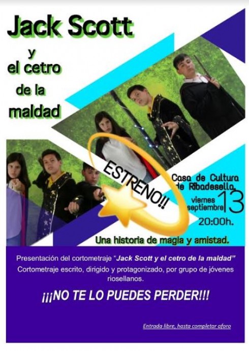 Presentación de cortos de jóvenes riosellanos