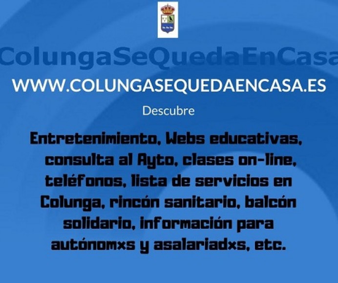 ColungasequedaEnCasa, nueva web