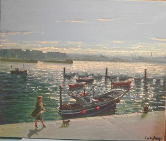 Carlos Roces dona un cuadro a beneficio de FICEMU-Fundación para la Investigación con Células Madre Uterinas