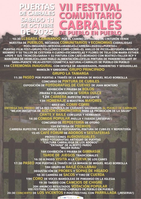 Puertas de Cabrales celebra su VII Festival Comunitario ‘De pueblo en pueblo’