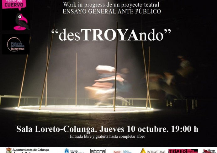 Ensayo General de ‘desTROYAndo’ en la Sala Loreto de Colunga