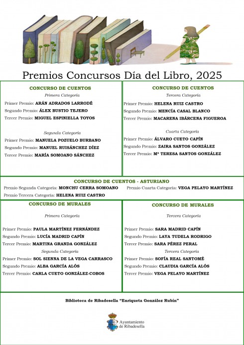 Ribadesella celebra la 41 edición de los Concursos de Cuentos y Murales del Día del Libro