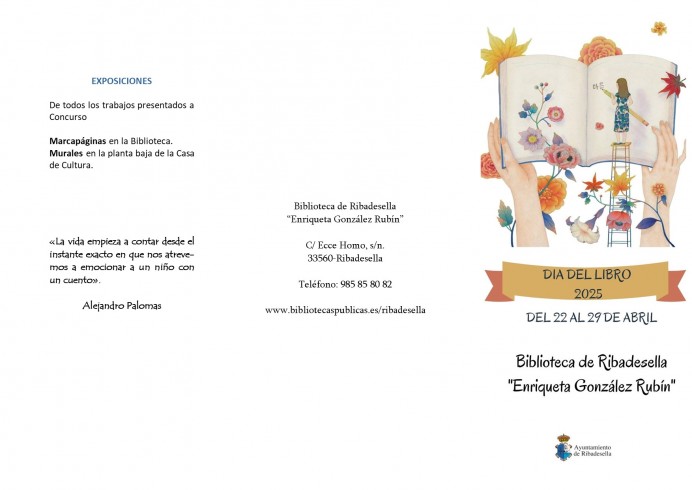 Ribadesella celebra el Día del Libro 2025 con teatro, cuentacuentos y talleres infantiles