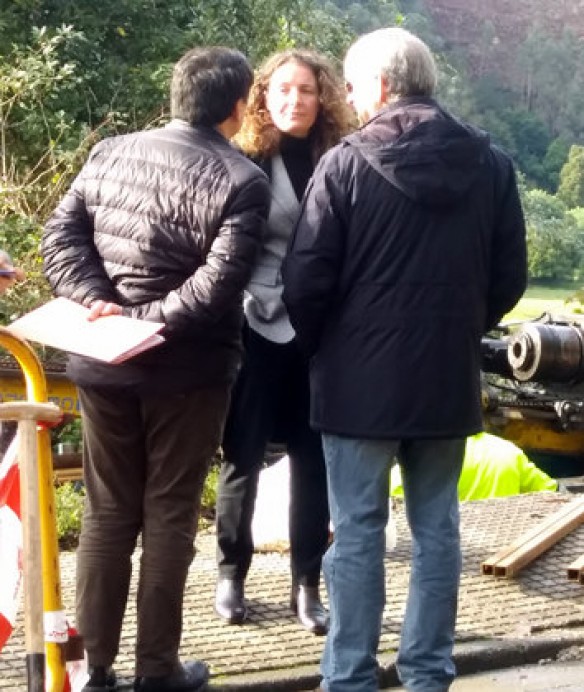 El Principado se vuelca en la búsqueda de soluciones para el argayu de la carretera Colunga a Lastres