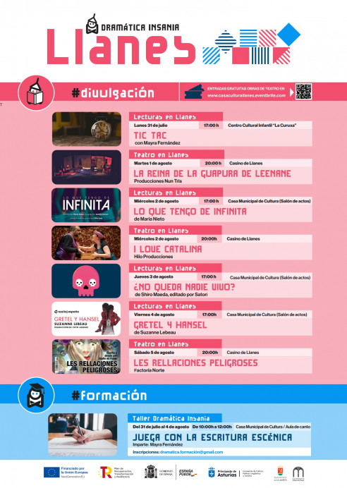 Llanes será una de las sedes del proyecto de dramaturgia Dramática Insania