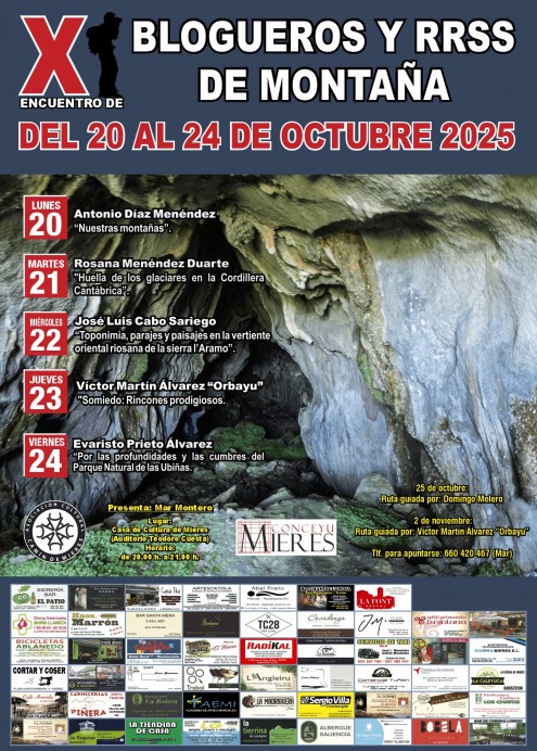 Mieres acoge el X Encuentro de Blogueros y Redes Sociales de Montaña del 20 al 24 de octubre