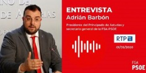 Entrevista a Adrián Barbón en RPA