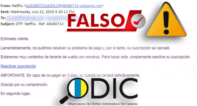 Los usuarios de Netflix son víctimas de ciberestafa