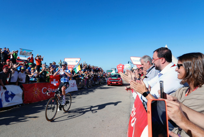 Las dos etapas asturianas de La Vuelta suman 3,9 millones de telespectadores y logran de nuevo el liderazgo de audiencia