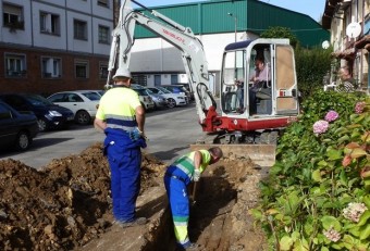 Renovación de la red de saneamiento de Pialla