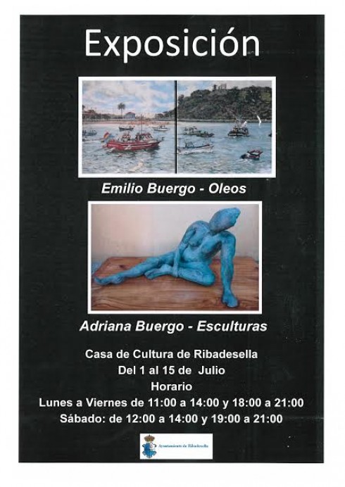 Exposición de pintura y escultura en Ribadesella