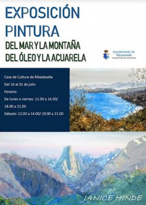 Del mar y la montaña, del óleo a la acuarela